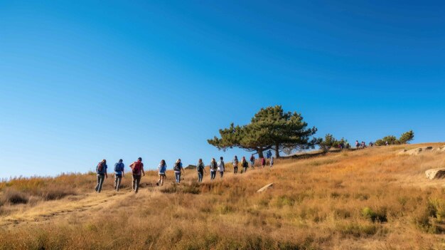 nature hike to promote active living on World Health Day