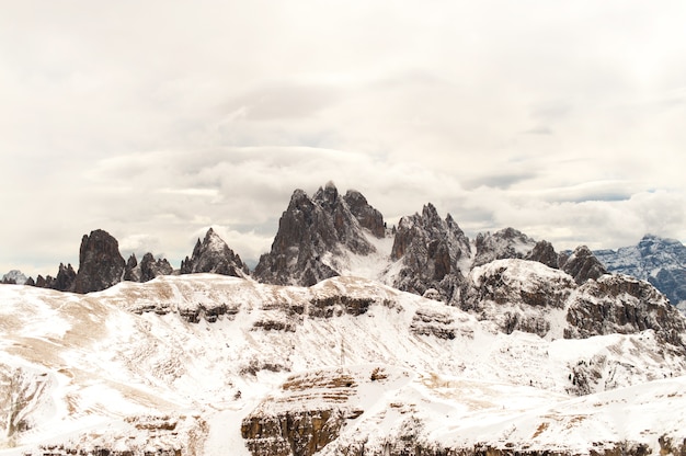 Photo the nature of the italian dolomite