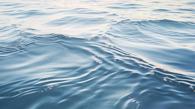 写真 自然の湖の波