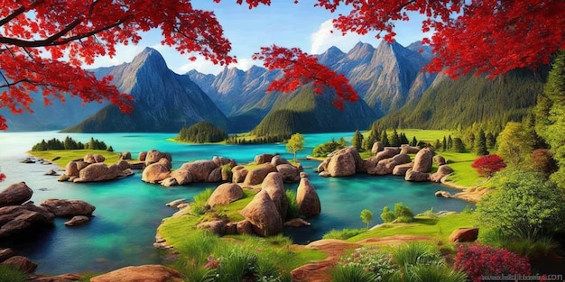 Nature Landscape Background