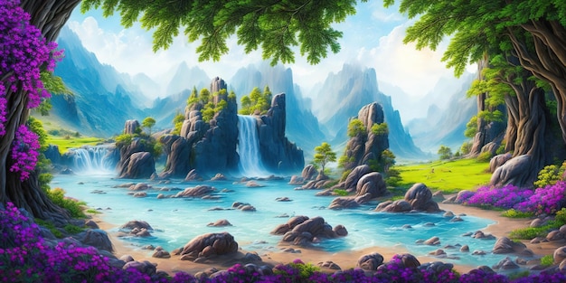 Nature Landscape Background