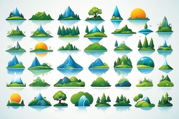 Nature Landscape Icons