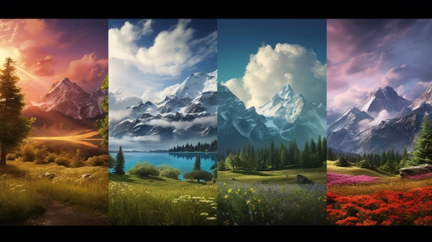 Nature Landscapes background