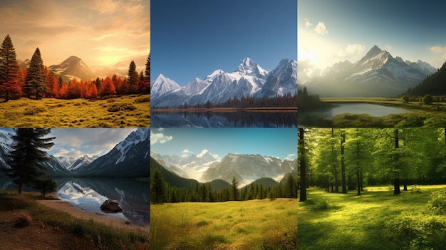 Nature Landscapes background