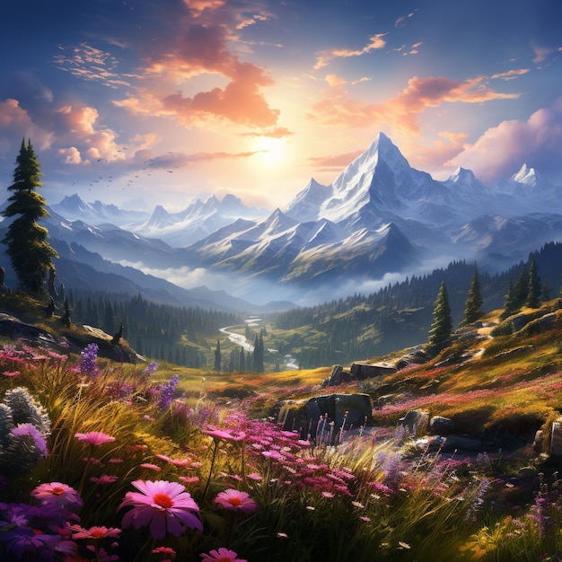 nature mountain landscape