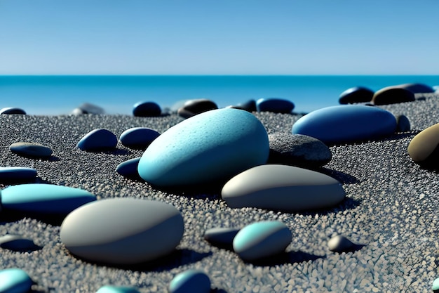 Nature Pebbles Background