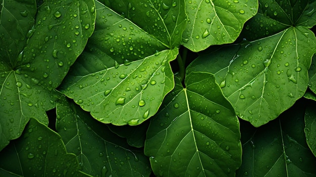 A nature plant green leave wallpaper