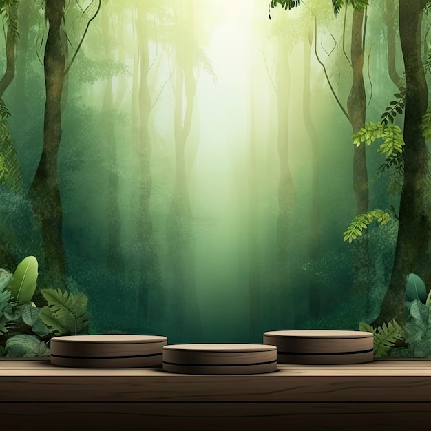 Nature product display background