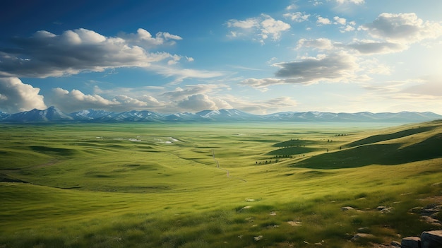 nature russian steppe vast illustration rock horizon hill view wild cloud nature russian steppe vast