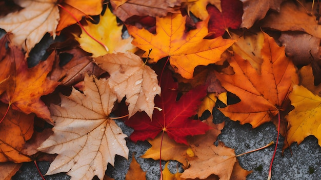 自然の芸術性が秋の大地に紅葉します