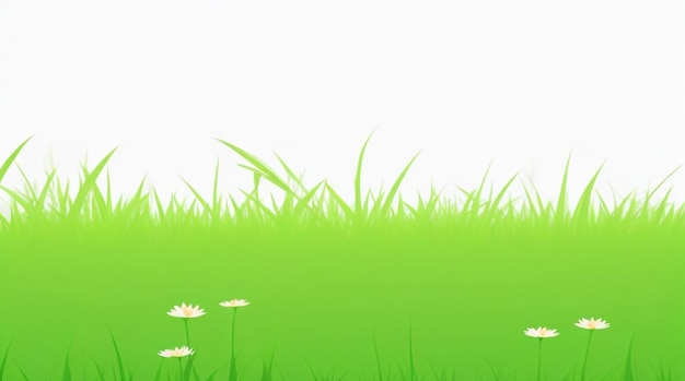 Nature's Carpet Weelderig Groen Gras Weide Achtergrond