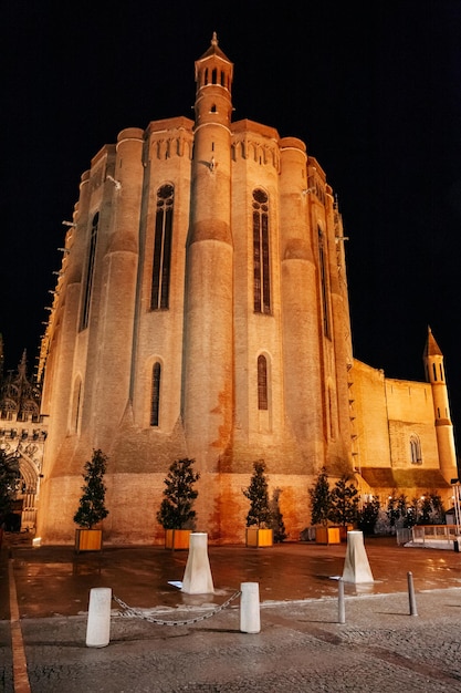 Nature sights architecture and life of the city of Albi in France