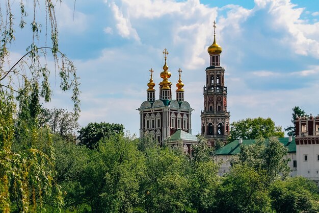 Nature sights architecture and life of the city of Moscow