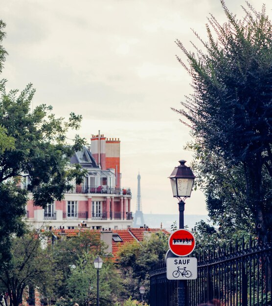 Photo nature sights architecture and life of paris city in france