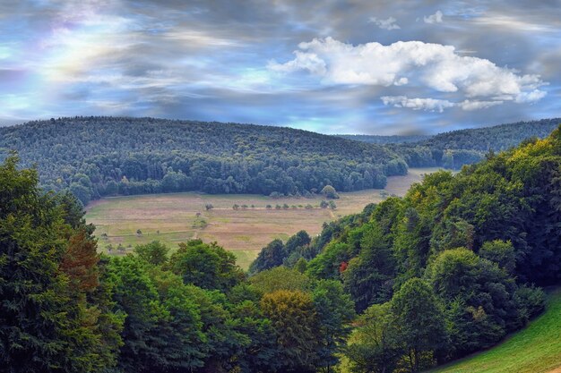 Nature undisturbed in the outdoors of europe