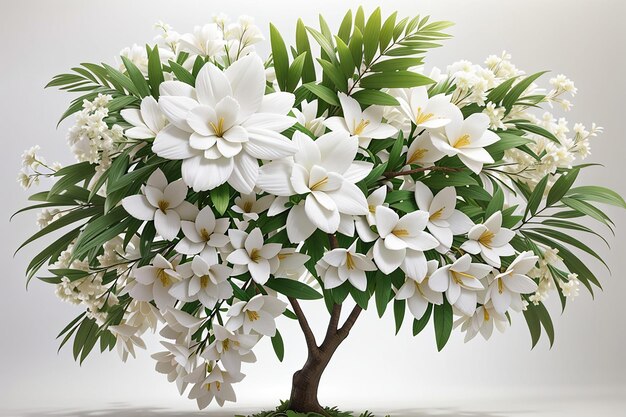 Nature white beauty tree tropical