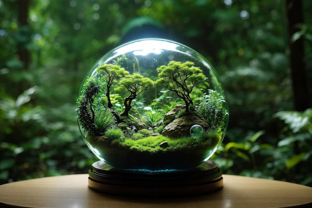 Nature within a Glass Ball