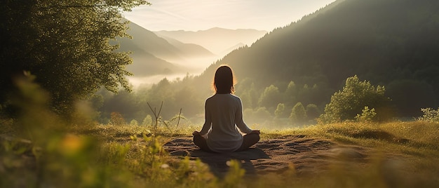 Nature Yoga Outdoor Meditation