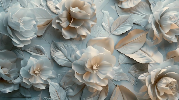 Nature39s Intricacies Exploring Delicate Petal Patterns and Intricate Leaf Motifs