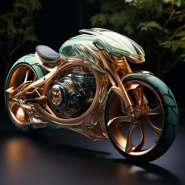 自然に触発されたバイオ燃料スポーツバイクインスパイアされたバイク
