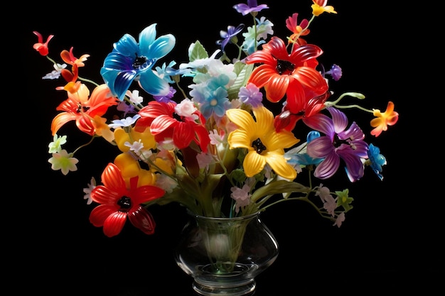 자연의 아름다움은 다채로운 꽃 장식으로 빛납니다.