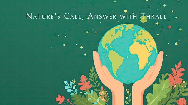 Natures Call Answer with Thrall Happy Earth Day AI