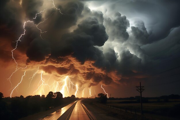 Foto la furia della natura in immagini foto di disastri naturali