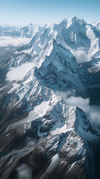 Natures Majesty Overhead View of Mountain