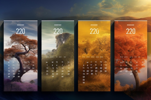 Photo naturethemed 2024 calendar designs celebrating the 00466 00