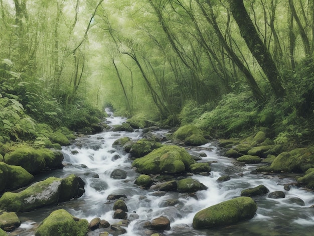 natuur mooi close-up beeld ai gegenereerd