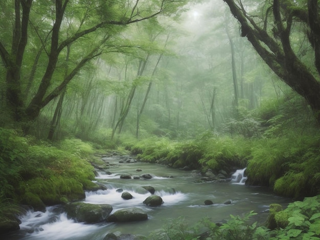 natuur mooi close-up beeld ai gegenereerd