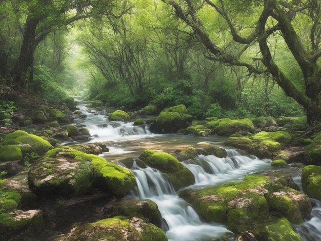 natuur mooi close-up beeld ai gegenereerd