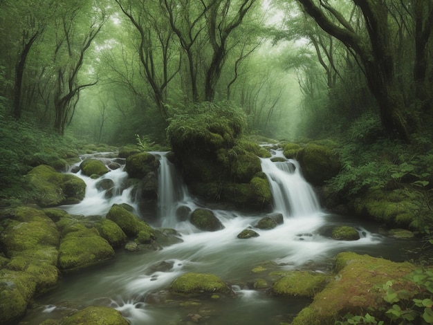 natuur mooi close-up beeld ai gegenereerd