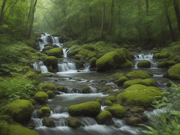 natuur mooi close-up beeld ai gegenereerd