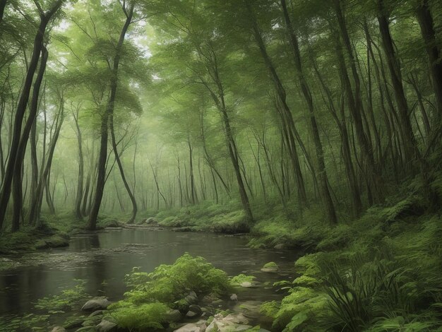 natuur mooi close-up beeld ai gegenereerd