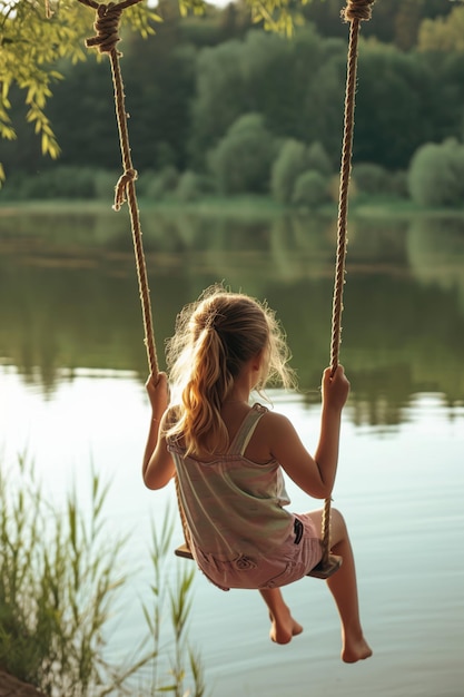 Natuur speeltuin Kinderen omarmen groen plezier en activiteiten