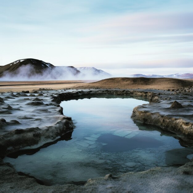 Natuur thermaalbad natuurlijke spa gneratieve ai