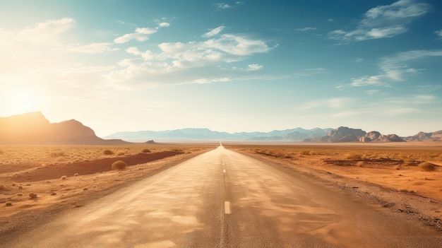 Natuur zonneschijn weg dag landschap