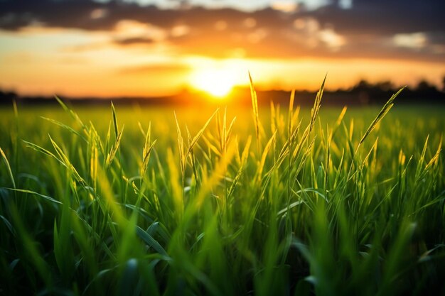 Natuurgrafiek van groene grasvelden