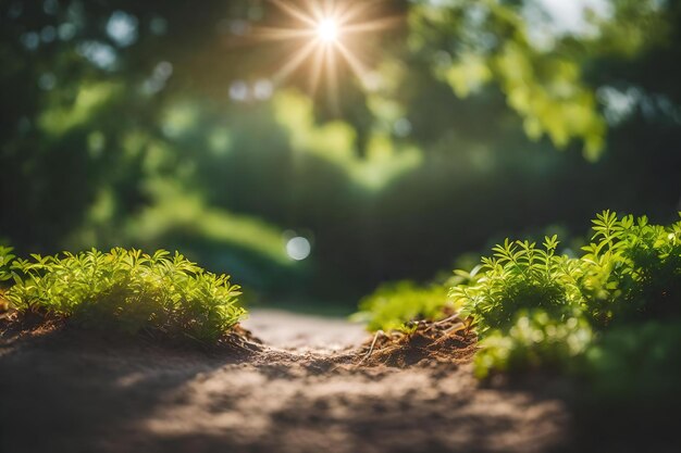 Foto natuurlijk fotorealistisch uitzicht