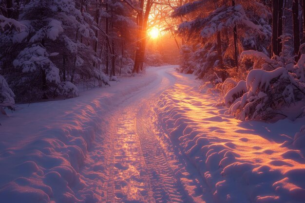 Natuurlijk winterlandschap Een prachtige winterplaats in de natuur