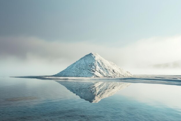 natuurlijk wit zout conceptminerale hulpbron