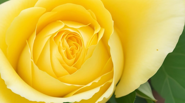 Natuurlijke bloemenachtergrond met close-up van een stralende gele roos