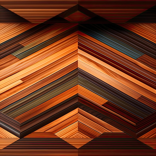 Natuurlijke houten achtergrond grunge parketvloerontwerp naadloze textuur geometrisch patroon