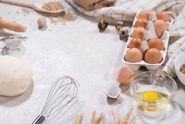 Natuurlijke ingrediënten voor het bakken