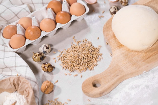 Natuurlijke ingrediënten voor het bakken