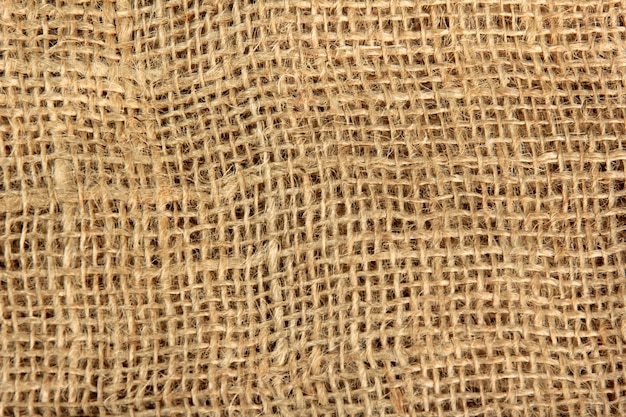 natuurlijke jute achtergrond close-up. Stof achtergrond