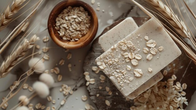 Natuurlijke oatmeal kalmerende zeep