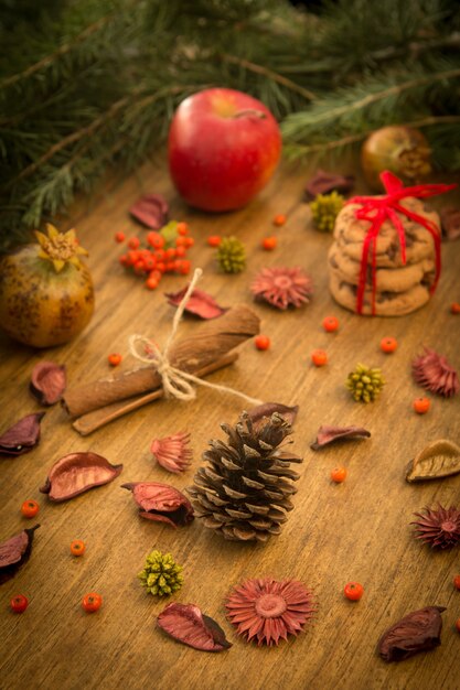 Natuurlijke ornamenten voor Kerstmis