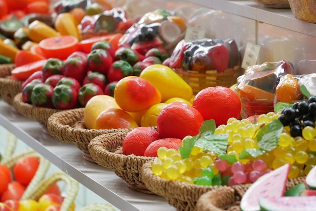 Natuurlijke stuk zeep op tafel